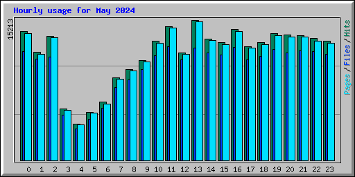 Hourly usage for May 2024